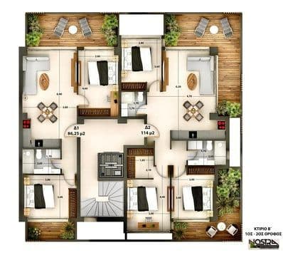 Wohnung, 109 m², Drosia, Foto 4