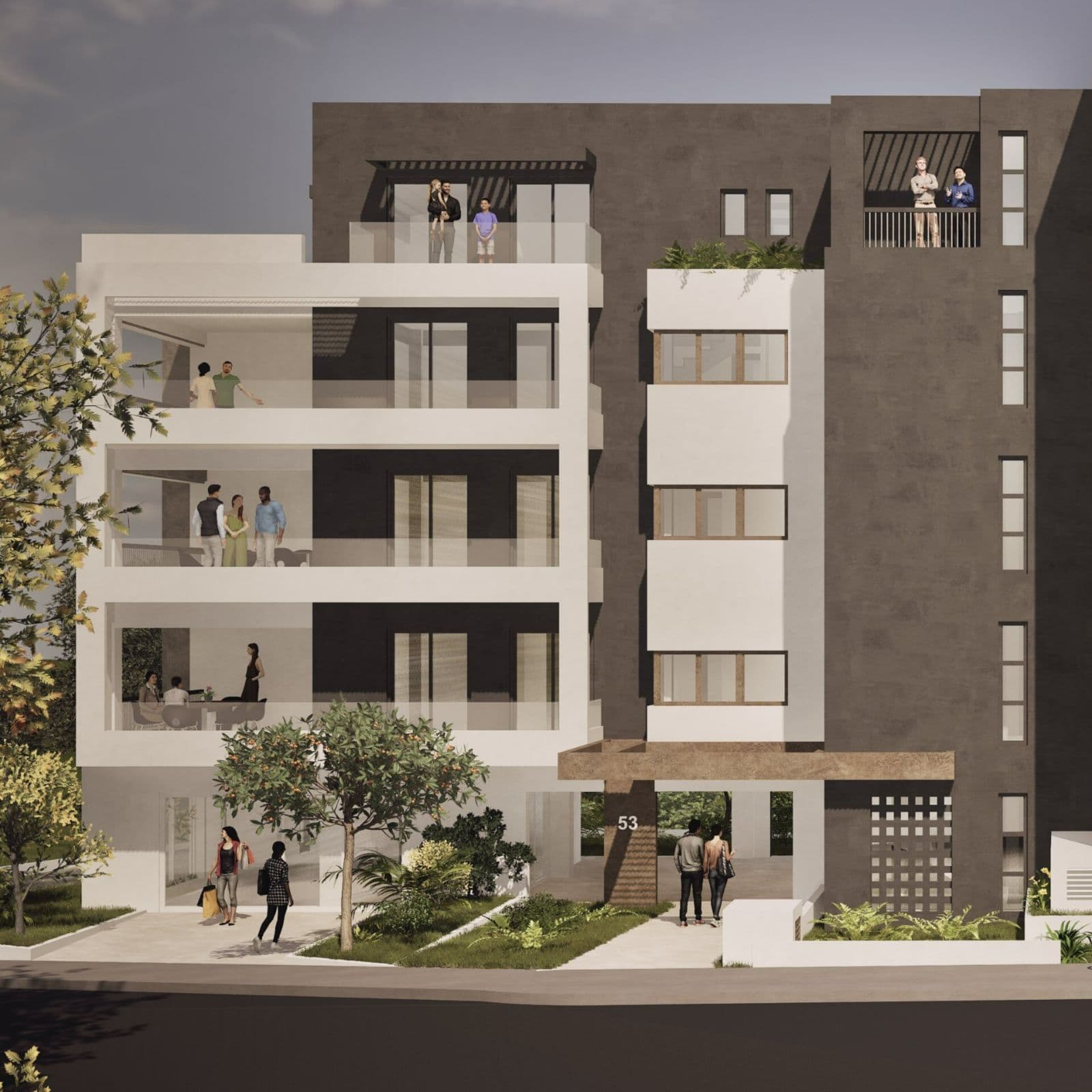 Апартамент, 52 m², Center